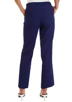 Petite  Elastic Back Trouser Pants