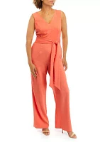 Women's Sleeveless V-Neck Jumpsuit