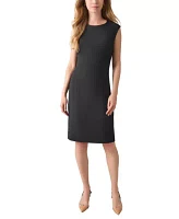 Women's Stetch Crepe Princess Seam Sheath Dress