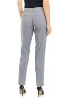 Petite Fly Front Slim Pants