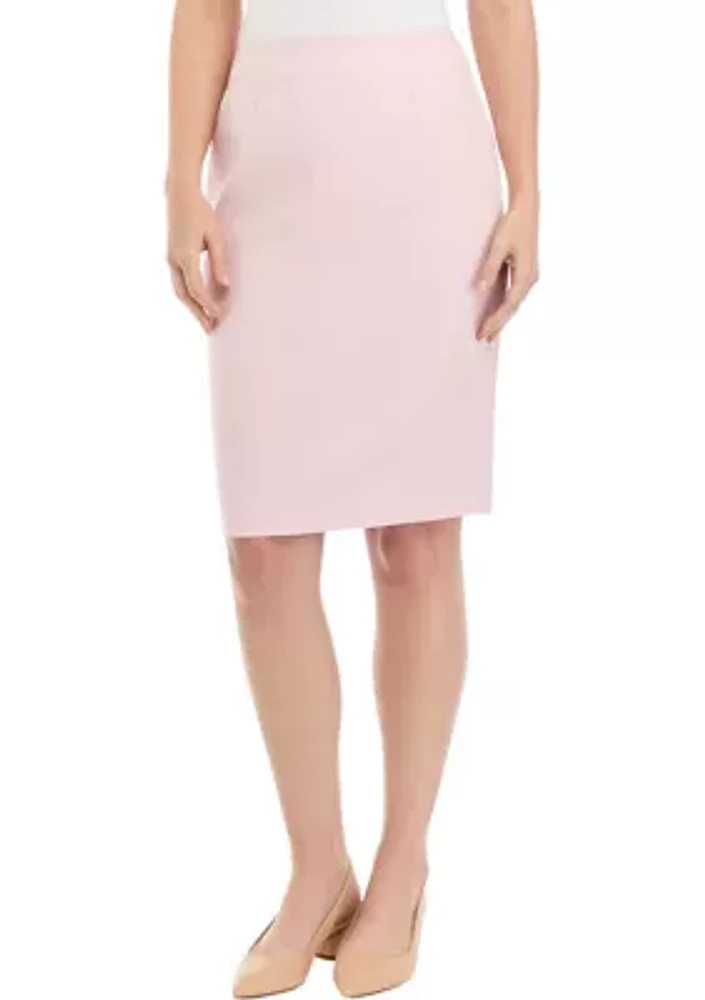 Petite Slim Zip Skirt