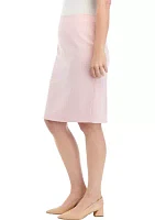 Petite Slim Zip Skirt