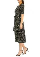 Women's Printed Fit and Flare Dress