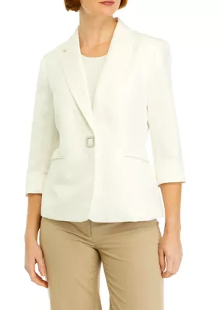 Women's Snap Front Jacket with Cuffs