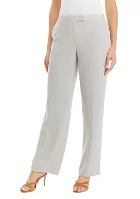 Petite Fly Front Extend Tab Trouser Pants