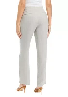 Petite Fly Front Extend Tab Trouser Pants