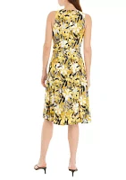 Women's Sleeveless Floral Dress