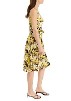 Women's Sleeveless Floral Dress