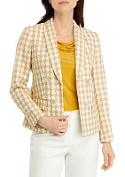 Houndstooth Tweed Jacket