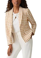 Petite Faux Double Breasted Stitched Suit Separate Jacket