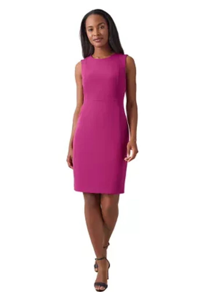 Women's Princess Seam Sheath Dress