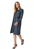 Women's Animal Printed Jacquard Suit Separate Jacket