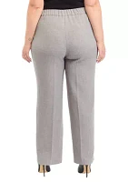 Plus Pull On Elastic Back Pants