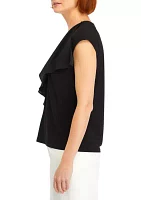 Women's Ruffle Front Blouse