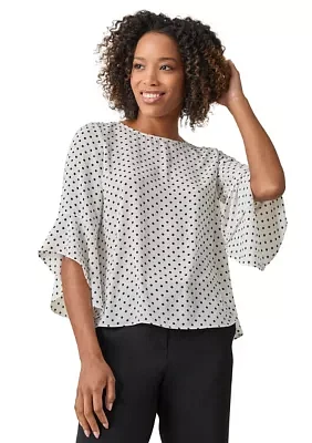 Women's Dot Printed Blouse