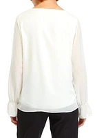 Women's Double Layered Blouse