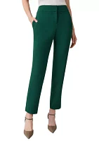 Petite Fly Front Slim Pants