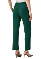 Petite Fly Front Slim Pants