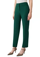 Petite Fly Front Slim Pants