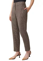 Women's Tweed Fly Front Slim Pants