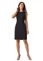 Women's Waist Band Detail Sheath Dress