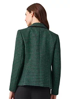 Women's Shawl Collar Faux Double Breasted Jacket