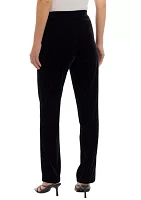 Women's Pull On Elastic Waistband Wide Leg Pants