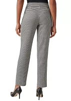 Petite Unlined Printed Slim Suit Separate Pants