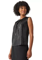 Women's Sleeveless Sequin Top