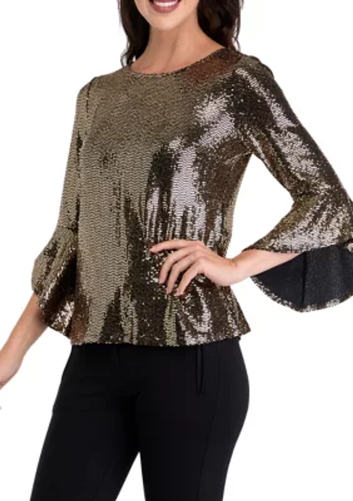 Women's Bell Sleeve Blouse