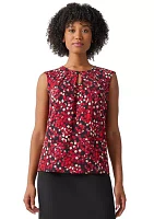 Women's Sleeveless Printed Blouse