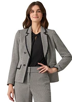 Women's Faux Double Breasted Printed Suit Separate Jacket