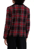 Women's Notch Collar Open Jacket