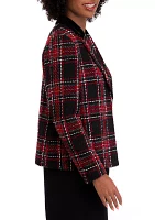 Women's Notch Collar Open Jacket