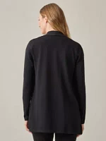 Women's Shawl Collar Pointelle Cardigan