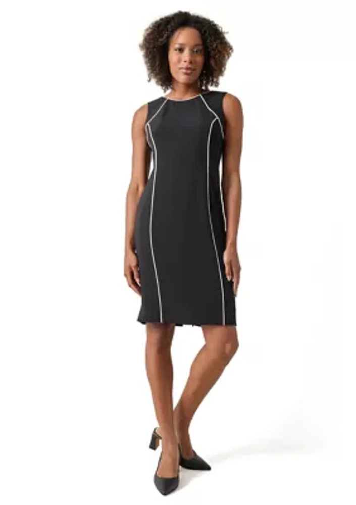 Petite Sleeveless Sheath Dress