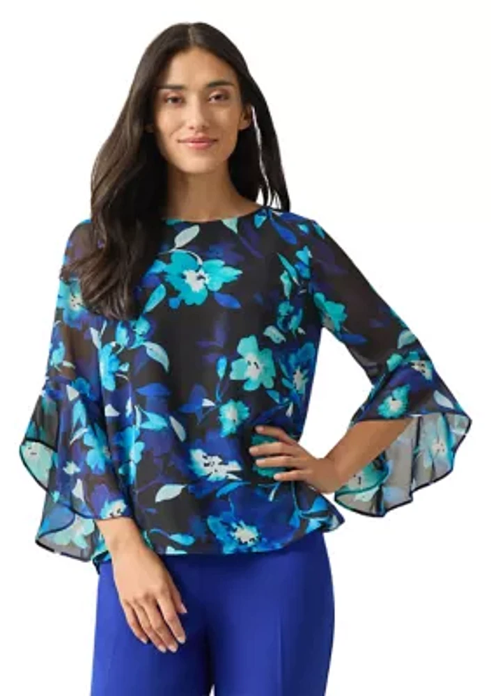 Women's Ruffle Sleeve Blouse