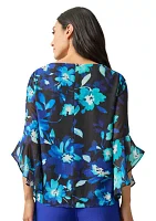 Women's Ruffle Sleeve Blouse