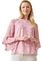 Women's Ruffle Sleeve Blouse