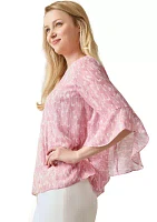 Women's Ruffle Sleeve Blouse