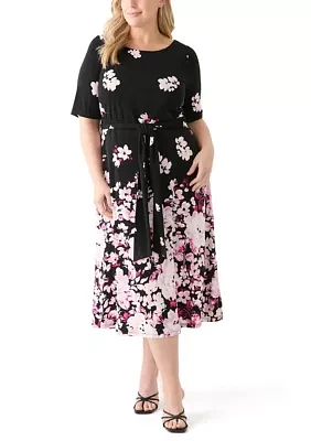 Plus Fit and Flare Dress