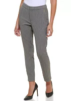 Pinstripe Sloane Slim Leg Ankle Pant