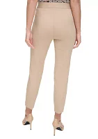 Women's Pintuck Slim Leg Ankle Pants