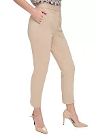 Women's Pintuck Slim Leg Ankle Pants