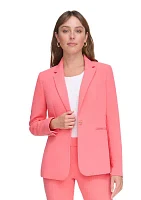 Women's Slim Fit One Button Blazer