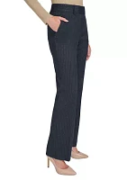 Women's Lurex Pinstripe Sutton Bootcut Trouser Pants