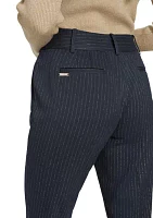 Women's Lurex Pinstripe Sutton Bootcut Trouser Pants