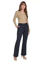 Women's Lurex Pinstripe Sutton Bootcut Trouser Pants