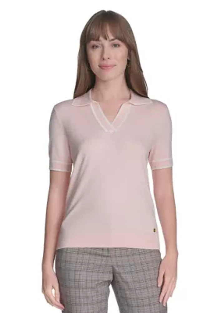 Women's Johnny Collar Sweater