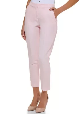 Women's Flat Front Ankle Pants